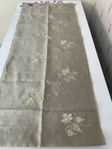 Tussar finish soft silk saree with thread embroidery MTS568