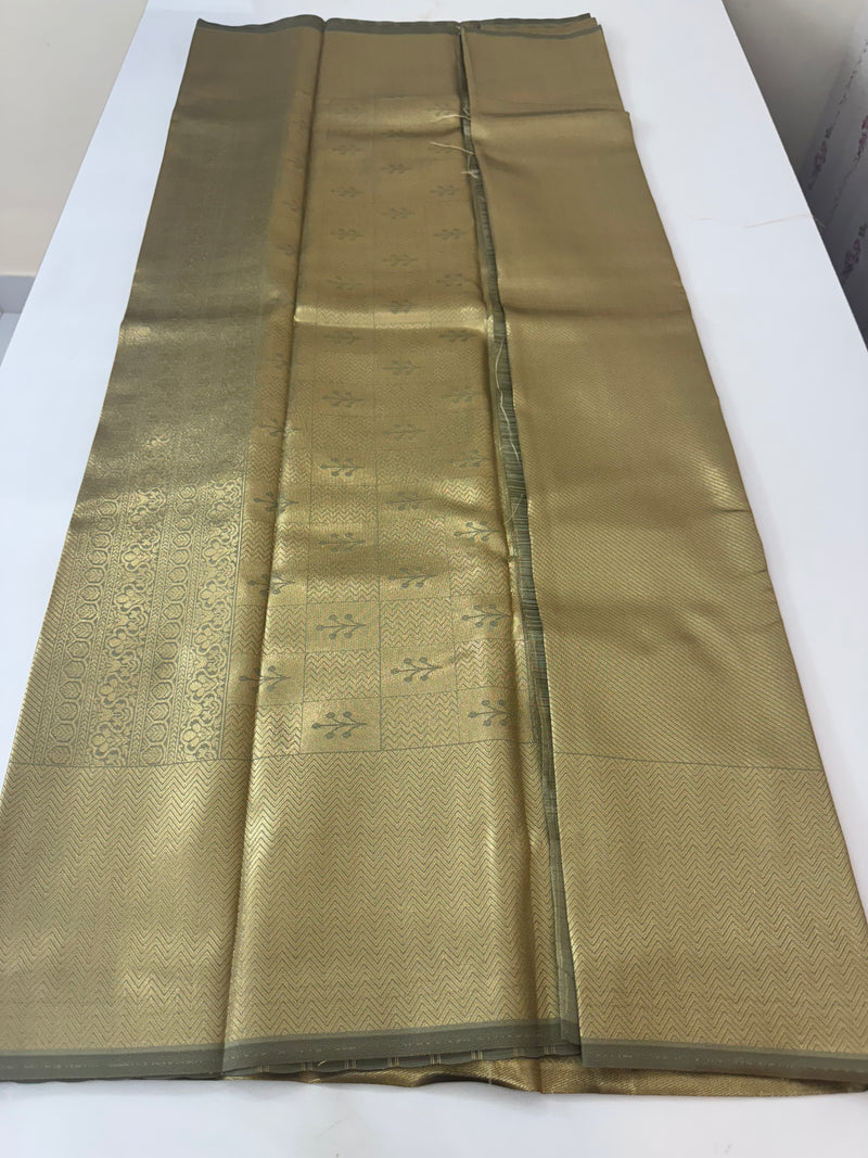 Pastel brocade semi silk sarees MS67443