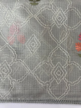 Silky kota embroidery saree MSK4332