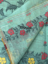 Jamdani silk Cotton Saree with thread work  MSJ787 (1)