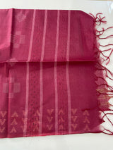 Bhagalpuri Semi tussar saree with contrast borders MST592