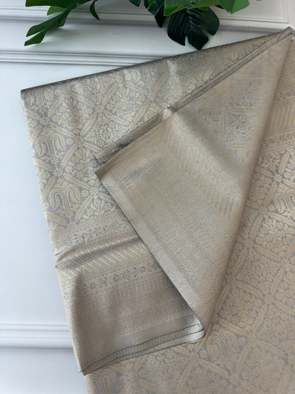 Banarasi semi katan saree MBWS124 Grey