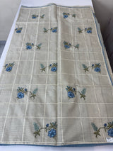 Pure soft kota silk saree with embroidery MS19078 Blue