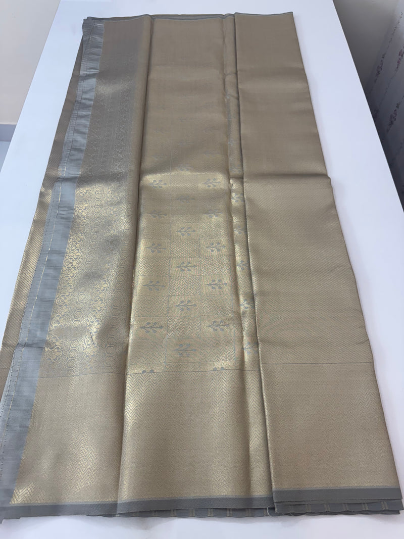 Pastel brocade semi silk sarees MS67443