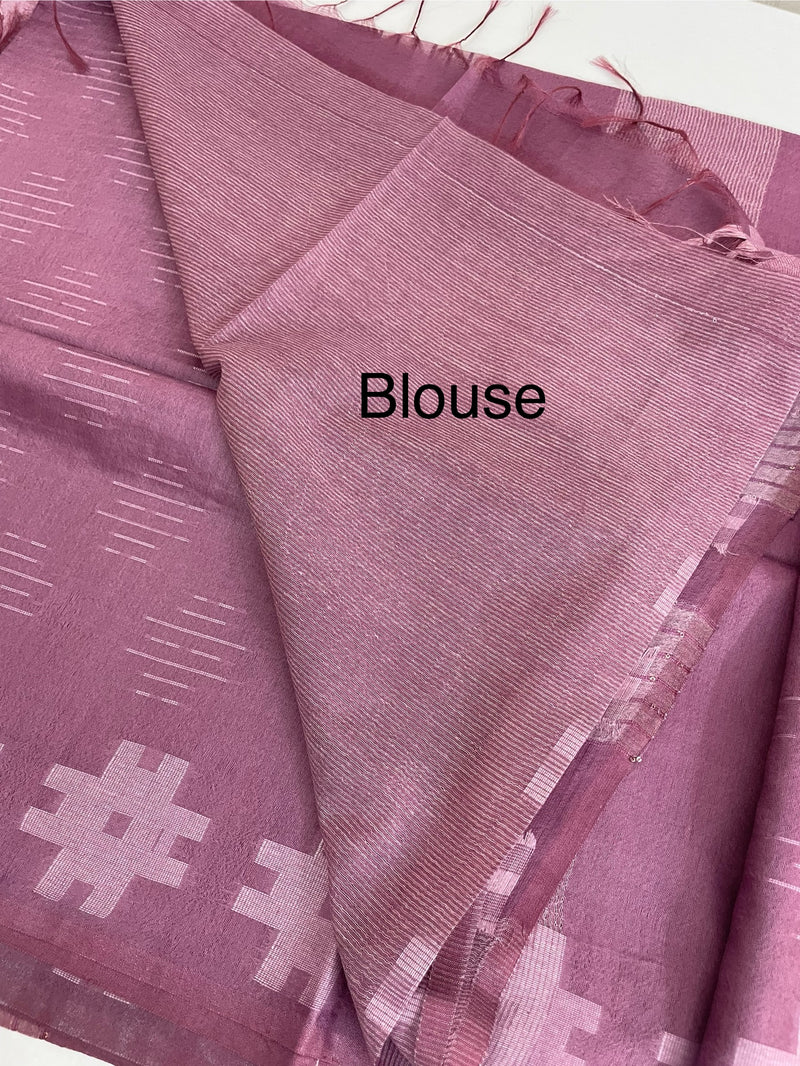 Semi tussar saree MS871