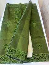Kota Supernet saree with applique work MSH102