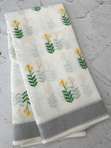 Semi linen saree with digital prints  MLS8766