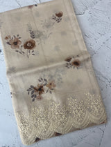 Premium Soft kota silk saree with digital prints and embroidery MKS703