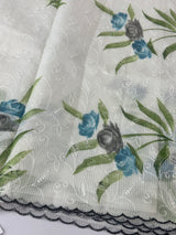 NetkKota sarees with handpainting and embroidery MS7833