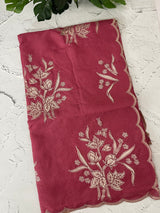 Silky kota thread work saree  MS16550