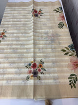 Chanderi Semi silk saree with digital prints MSR692