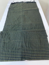 Linen cotton saree with blouse MLC71 Black