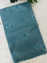 Organza saree with embroidery - MSH375