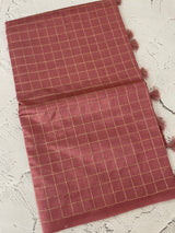 Tussar finish soft silk saree with thread work MTS955