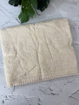 Kota silk saree with embroidery MKS7012 - Offwhite