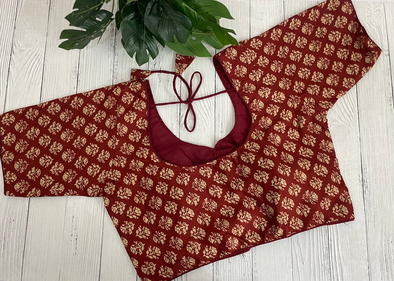 Padded Readymade Blouse (Size upto 40)