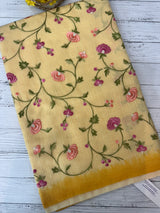 Soft kota silk saree with embriodery MS14809