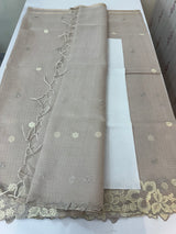 Soft Tissue kota embroidery saree MSK4660 PastelMauve