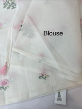 Silky kota embroidery saree MSK654