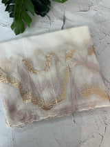 Soft Turkish Organza saree MSOS103 (1) Offwhite