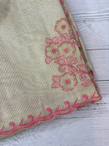 Tissue mix Soft silk saree with applique work MS8146