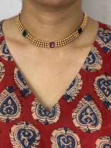 Antique matte choker Set