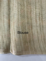 Tissue blended tussar Silk saree with embroidery MST114