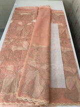 Semi organza saree with thread work - MSH910