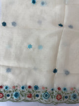 Unstitched Phulkari Silky Kota Set - MUS106