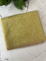 Tissue Silk embriodery saree MS49889- DuskyGreen