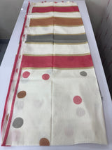 Semi chanderi saree with multi color polka dots- MSF334