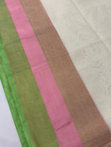 Onam special Semi silk saree with blouse- MSF567 (3)