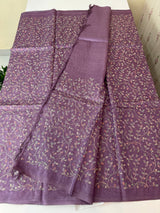 Pure desi tussar silk saree with embroidery- MTSS659 (1)
