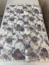 Handworked chiffon Organza saree MCS4534