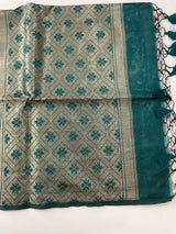 Brocade soft silk saree with blouse MSB789