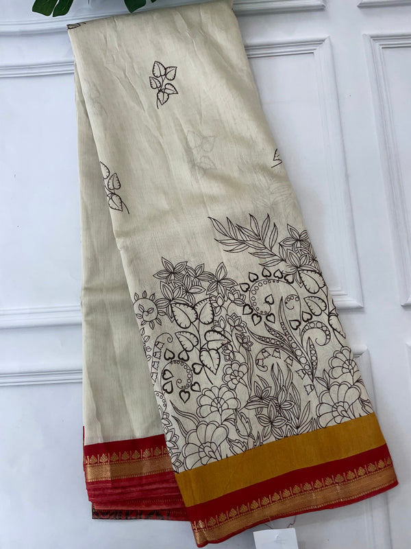 Semi chanderi saree  BSIMRHN