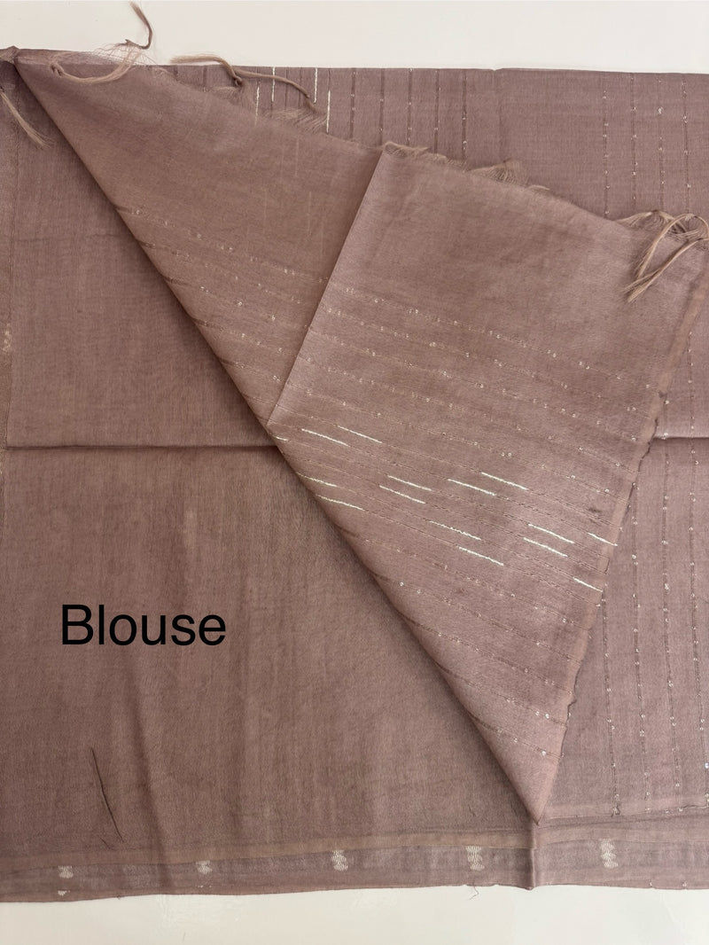 Semi tussar saree MS871