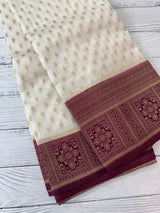 Semi banarasi Georgette saree - MSB8976