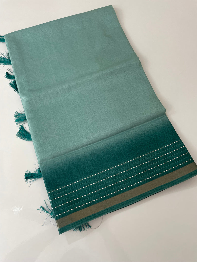 Soft Semi silk saree with thread work MSR698