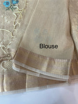 Tissue Silk embriodery saree MS49892