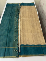 Semi silk saree with contrast borders MSS487