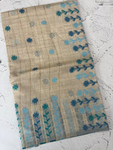 Jamdani silk Cotton Saree with blouse MS12551 (6)
