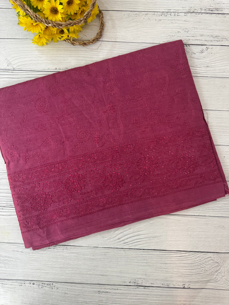 Pure desi tussar silk saree with embroidery - MTSS665