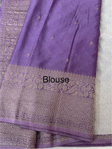 Semi Banarasi Georgette saree MKGS721 Lavender