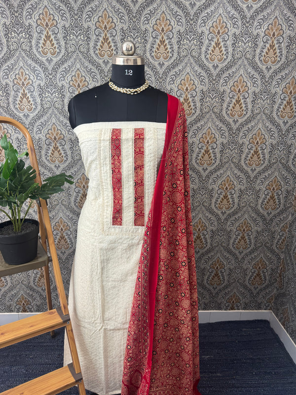 Hakoba unstitched salwar set - 3