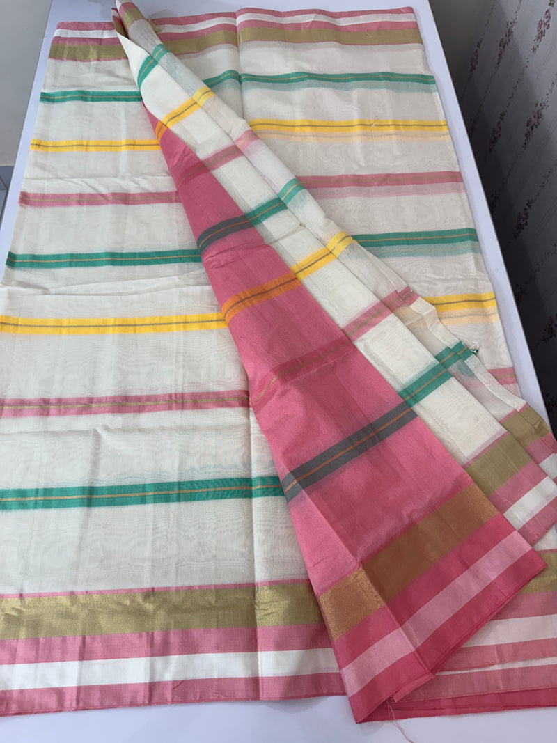 Semi Chanderi saree MS9899