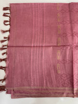 Bhagalpuri Soft blended tussar saree MS896 (2) Pink