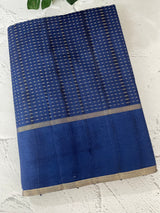 Tussar mix Semi silk saree with small zari weaving MSS8925
