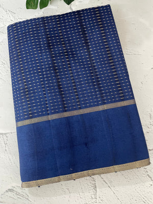 Tussar mix Semi silk saree with small zari weaving MSS8925