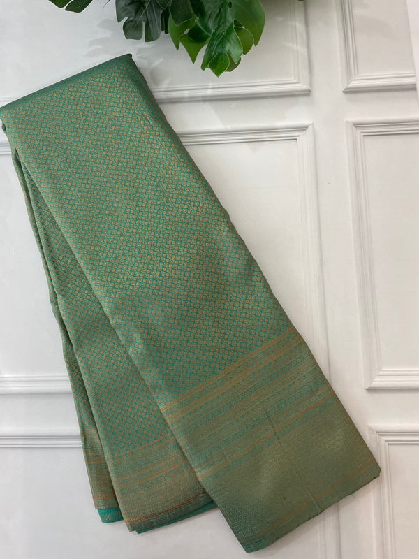 Miriyam Mangalya Pattu Saree MMP654 - Blue Green